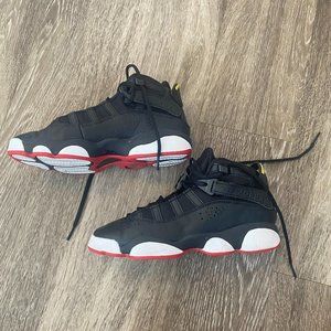 Kids Black and Red Sneakers